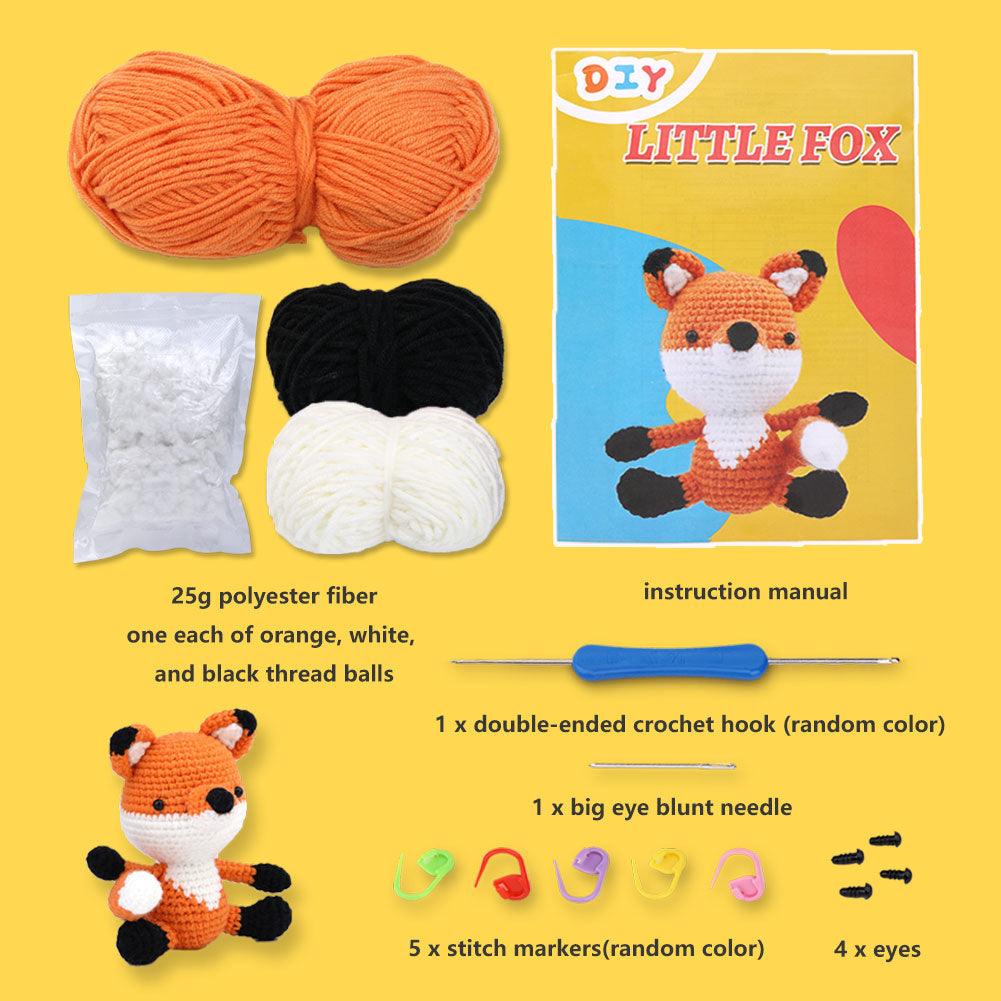 Orange Fox Crochet Kit for Beginners – Craft Your Very Own Furry Friend!🦊🧶 - Dynamic Frog