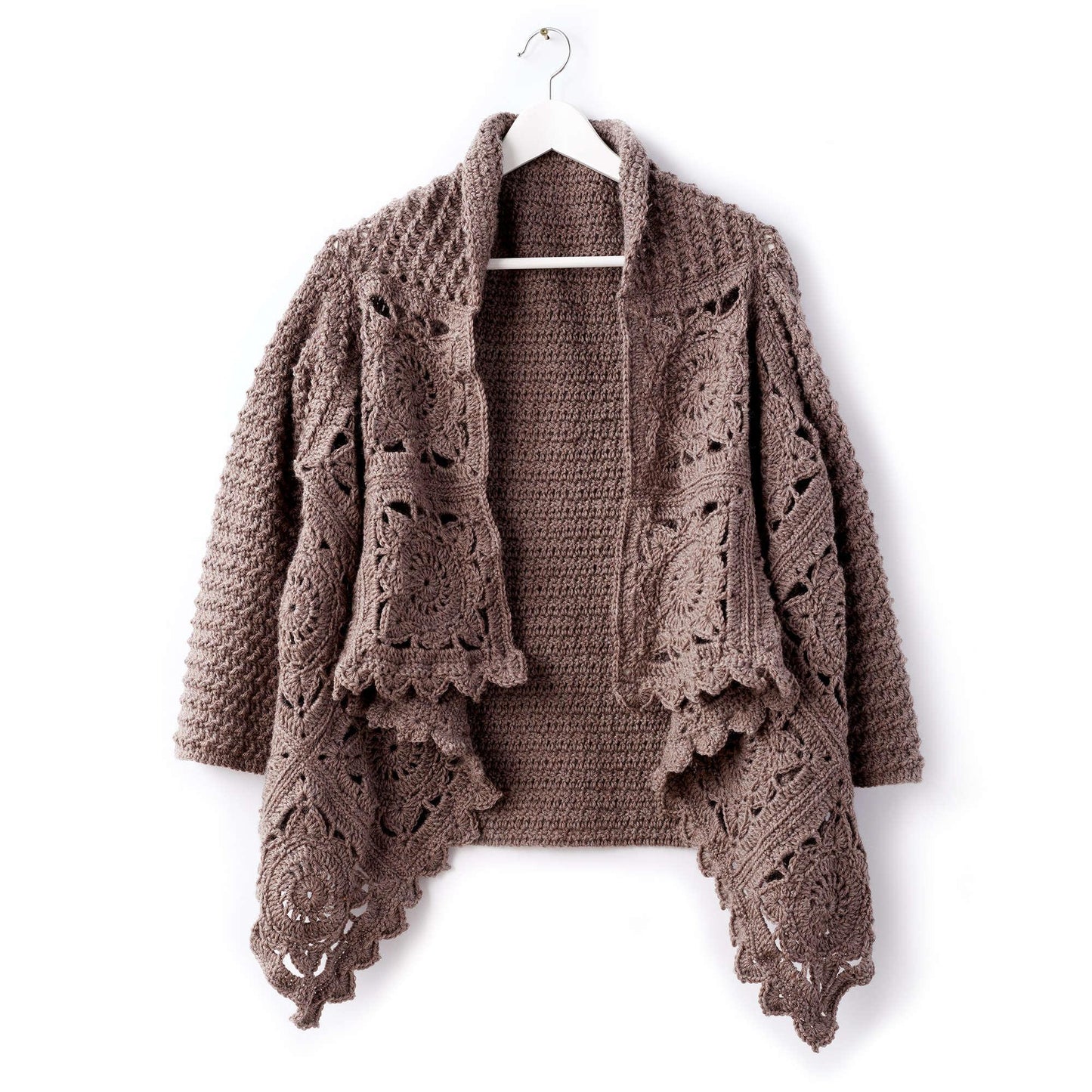 Patons Crochet Textured Granny Cardigan