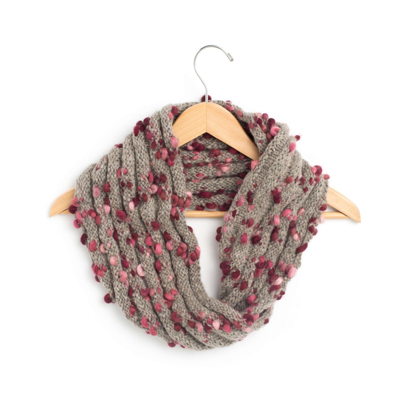 Patons Knit Twisted Ridges Cowl