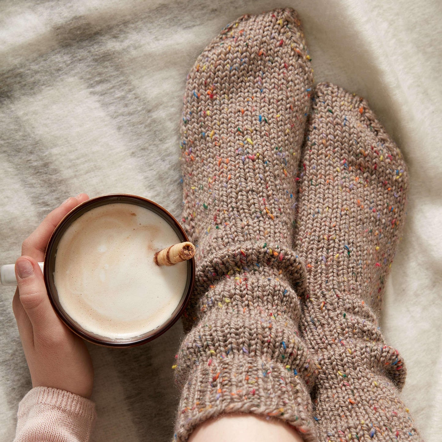 Patons Knit Slouchy Socks