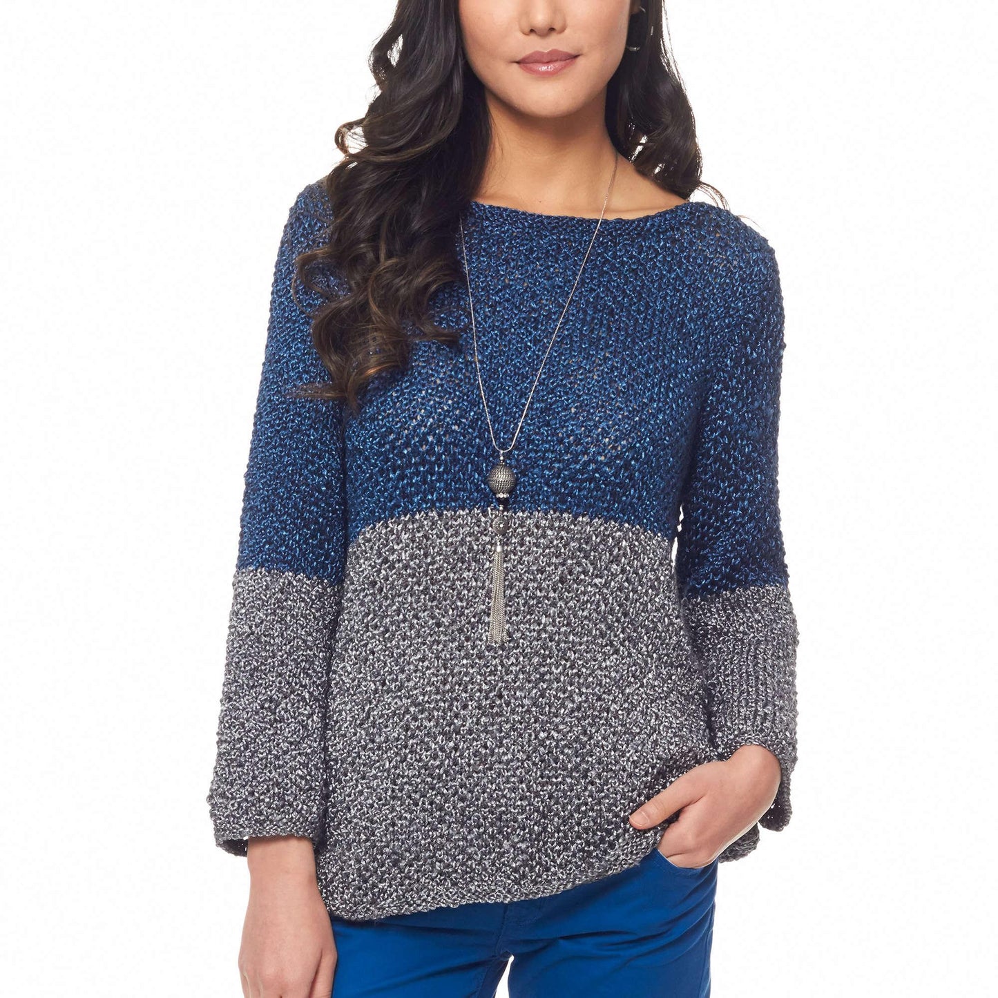 Patons Knit Color Dipped Top