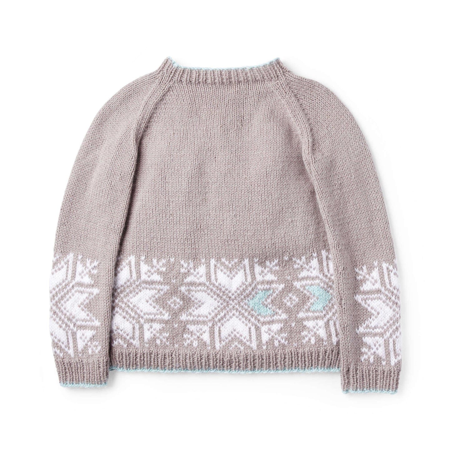 Patons Graphic Snowflake Knit Sweater