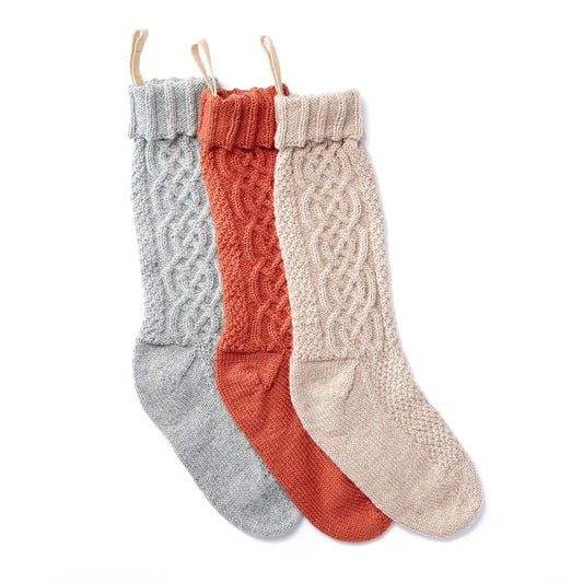 Patons Sugar Twist Knit Stocking