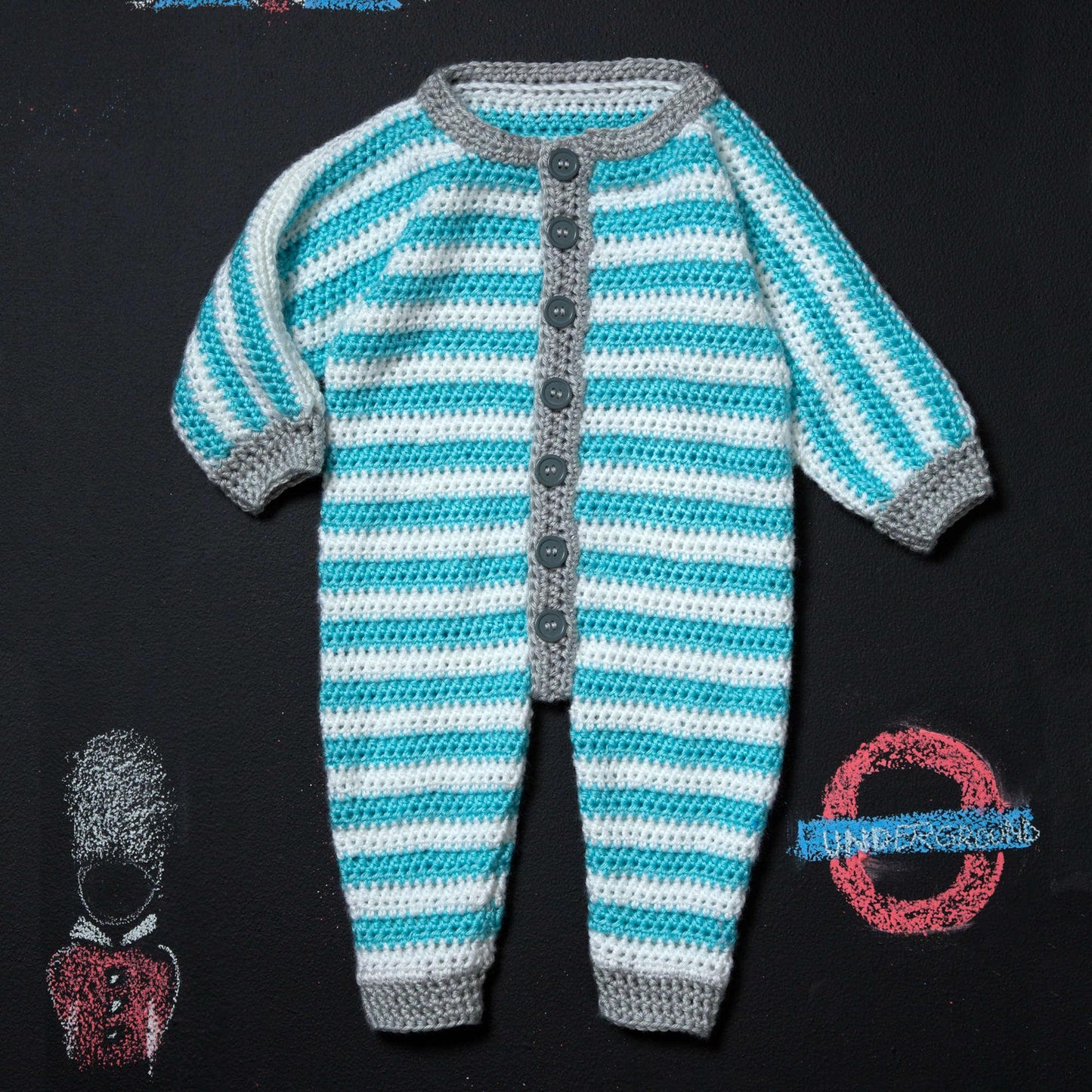 Red Heart Royal Crochet Onesie