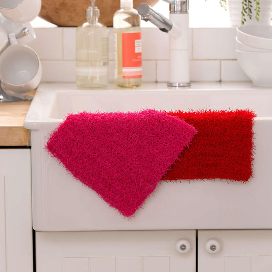 Red Heart Simple Crochet Dishcloth