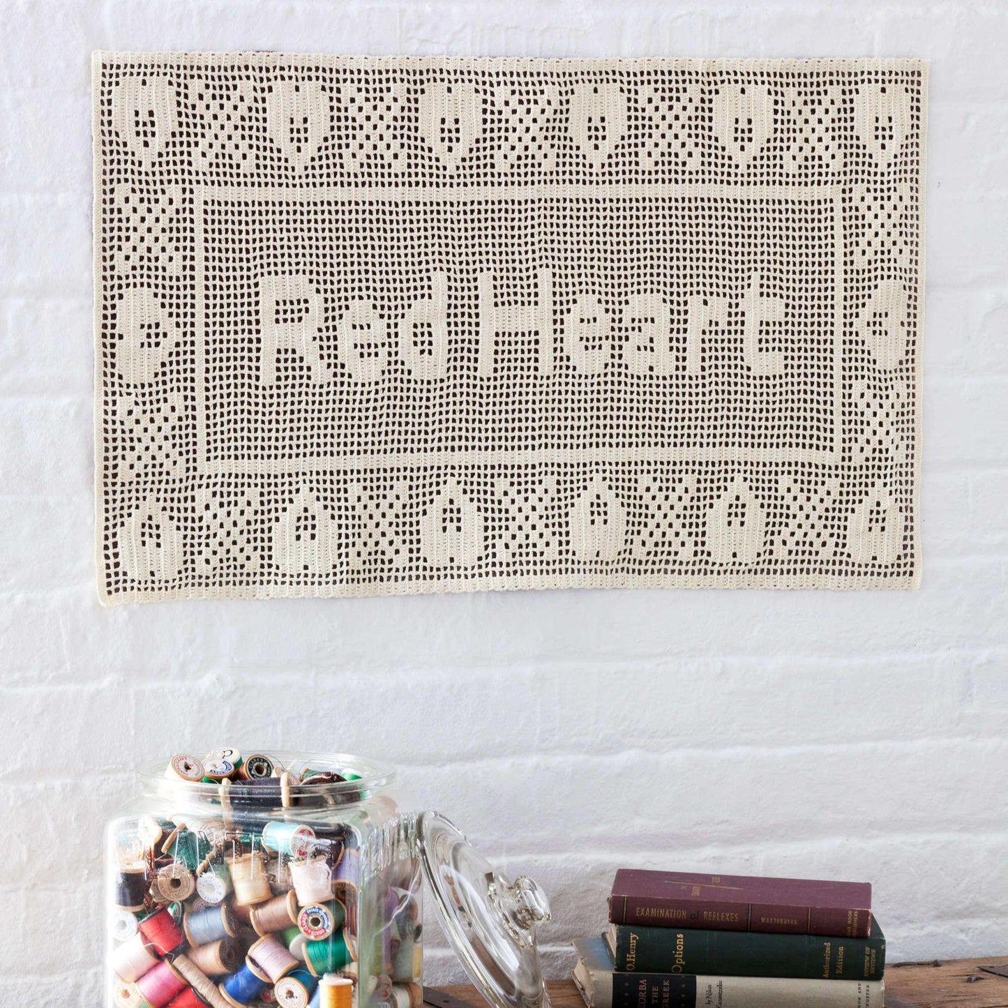 Red Heart Personalized Filet Crochet