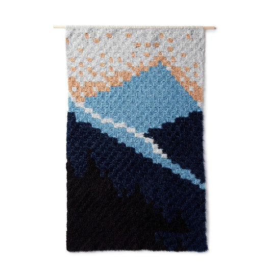 Red Heart Peak Your Interest C2C Crochet Tapestry