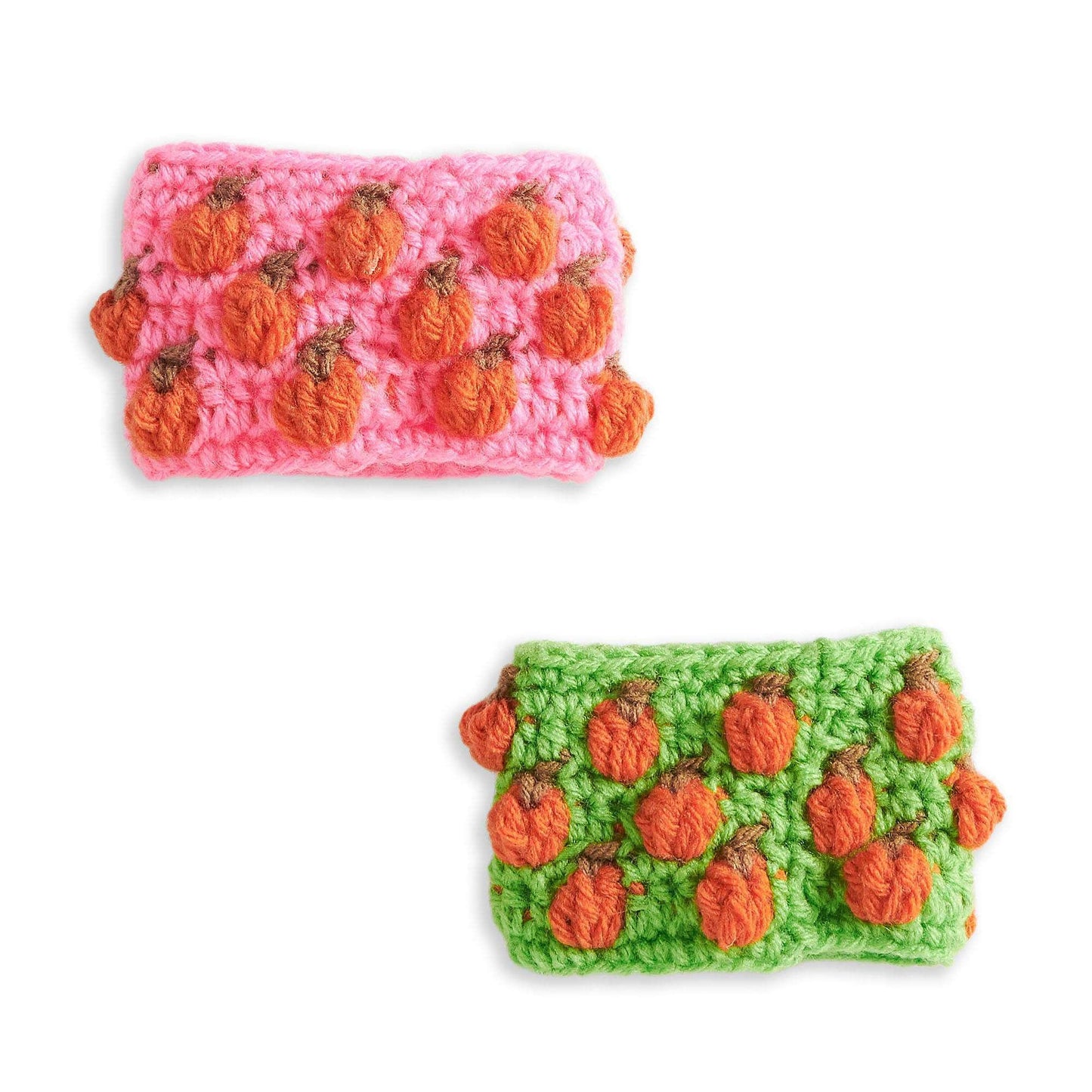 Red Heart Pumpkin Spice Crochet Cozies