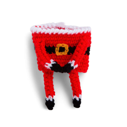 Red Heart Santa & His Elf Crochet Cup Cozies