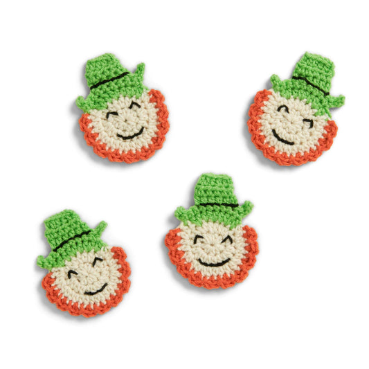 Red Heart Lucky Leprechaun Crochet Coasters