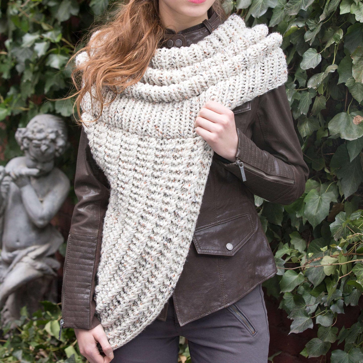 Red Heart Knit Survival Cowl