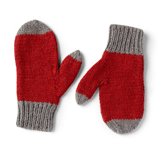 Red Heart Rita's Family Knit Mitts