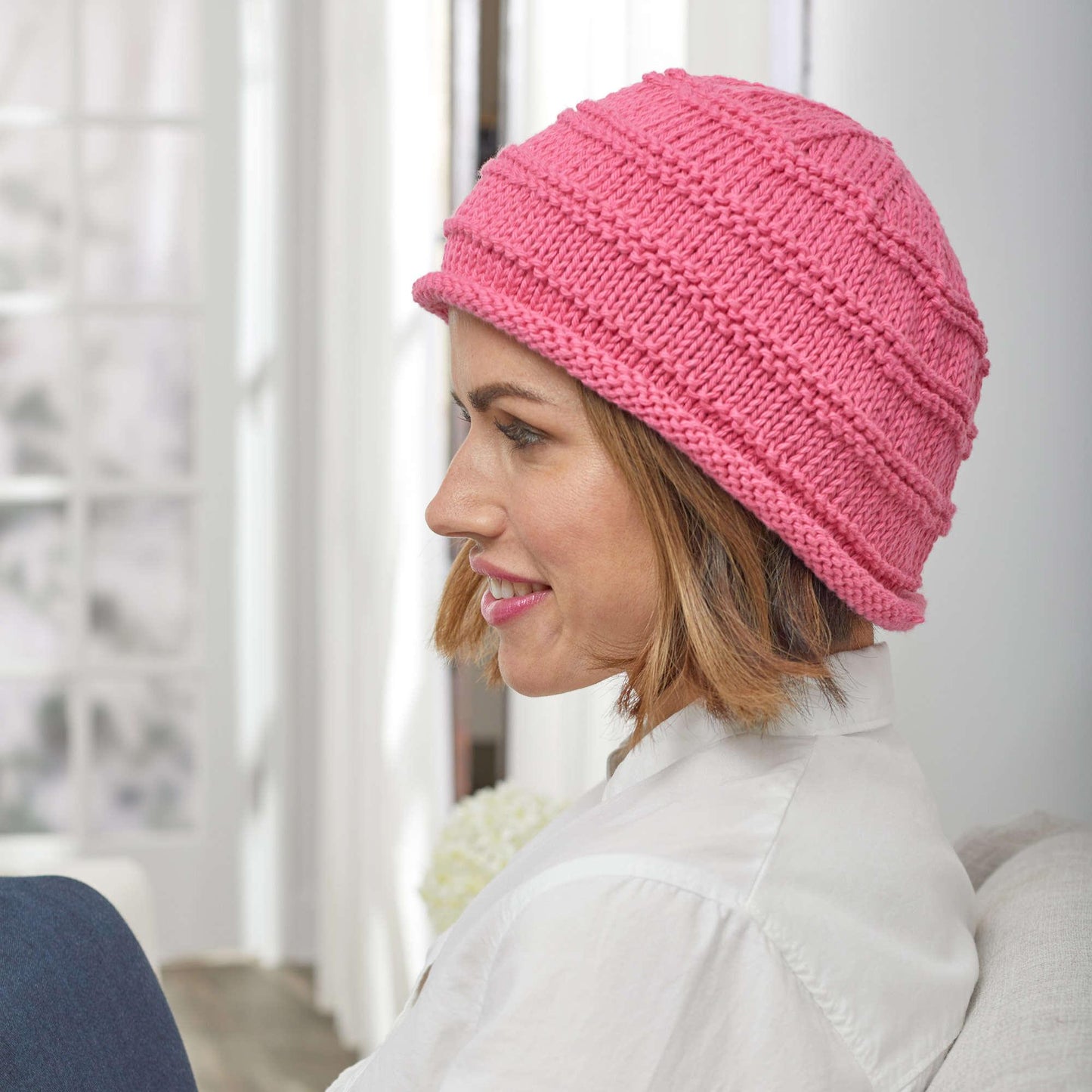 Red Heart Soft And Cozy Knit Hat