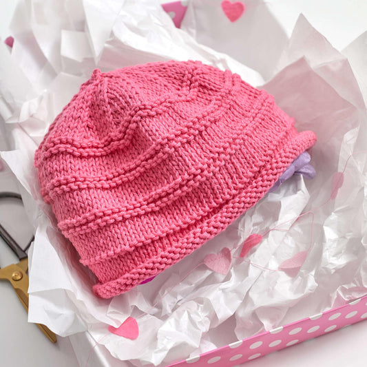 Red Heart Soft And Cozy Knit Hat