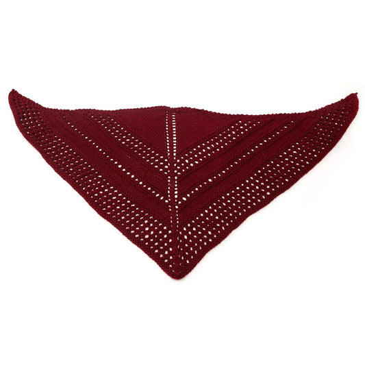 Red Heart Knit Totally Styled Shawl