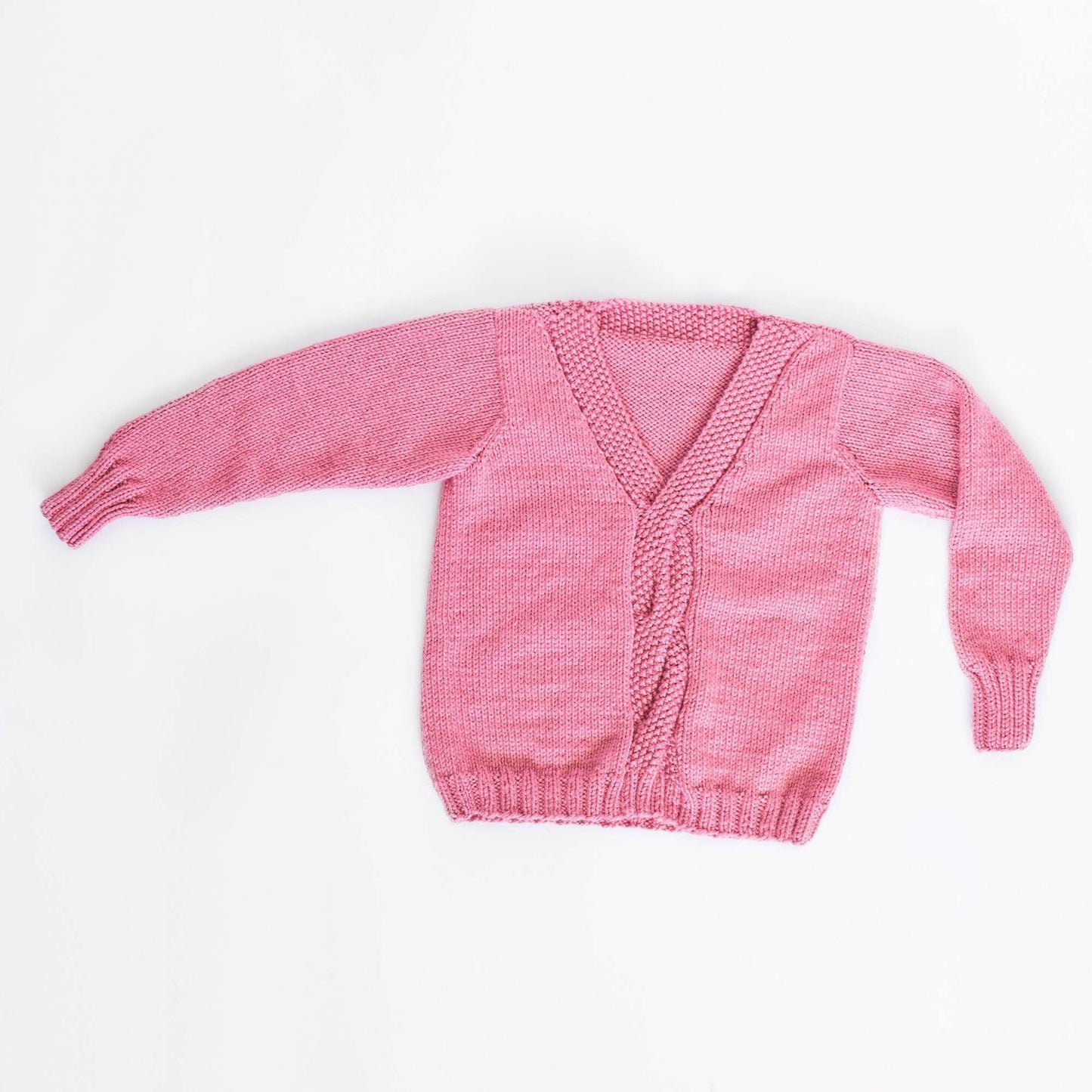 Red Heart Lovely Cable Knit Sweater