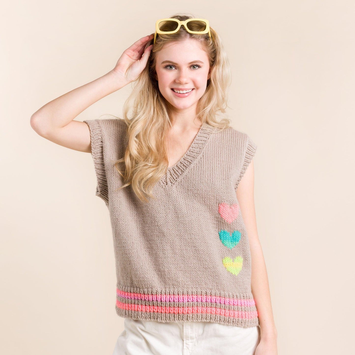 Red Heart Super Saver Hearty Knit Vest