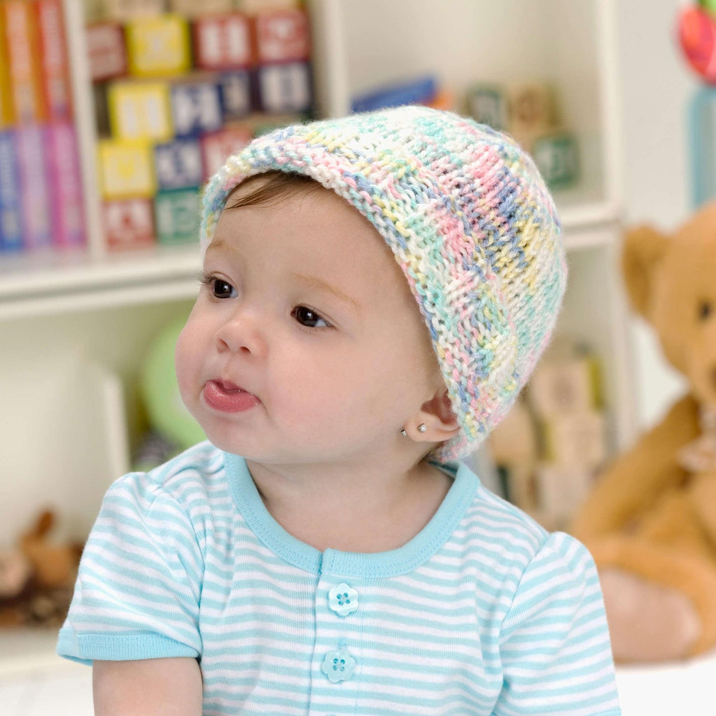 Red Heart Knit Sweet Baby Hat