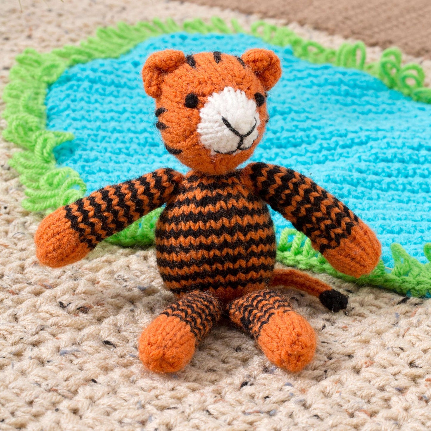 Red Heart Knit Tracy The Tiger