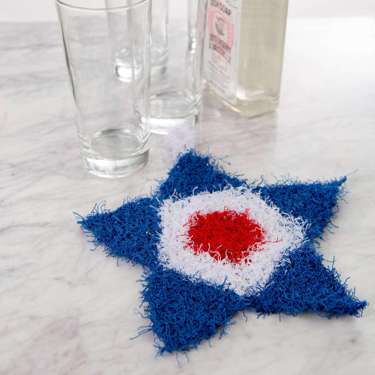 Red Heart Patriotic Knit Scrubby