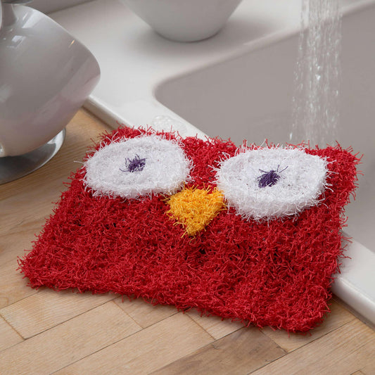 Red Heart Knit Wise Owl Scrubby