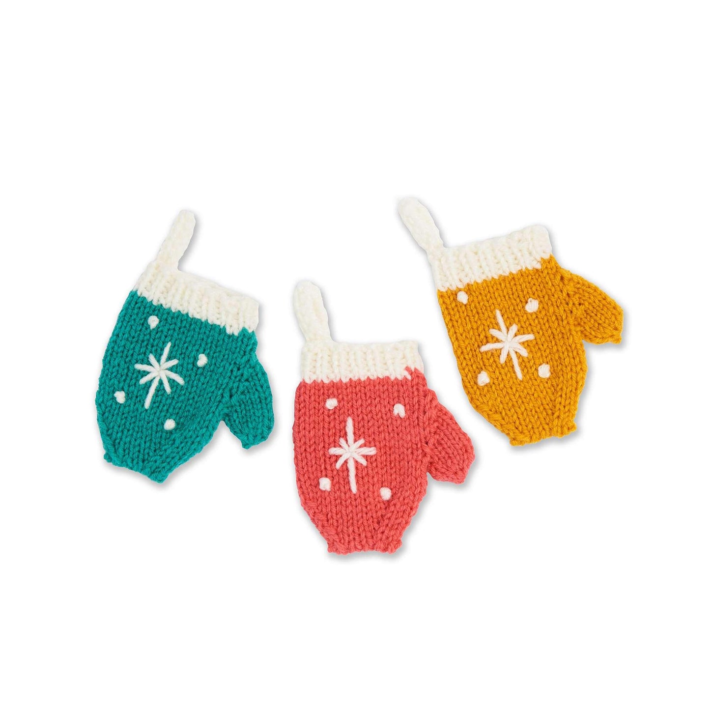 Red Heart Little Mitten Knit Ornaments