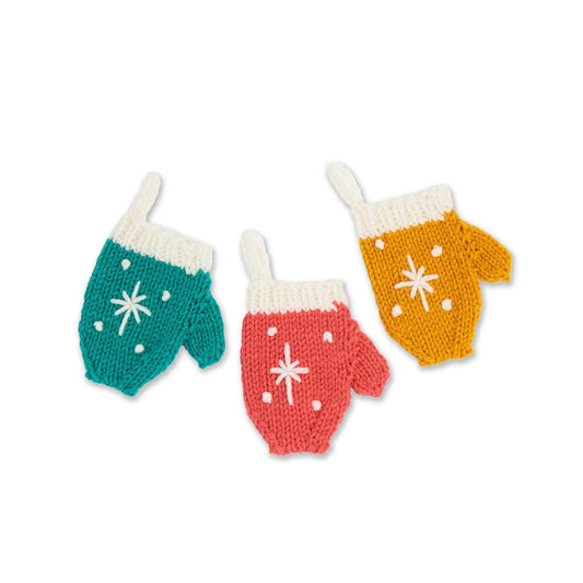 Red Heart Little Mitten Knit Ornaments