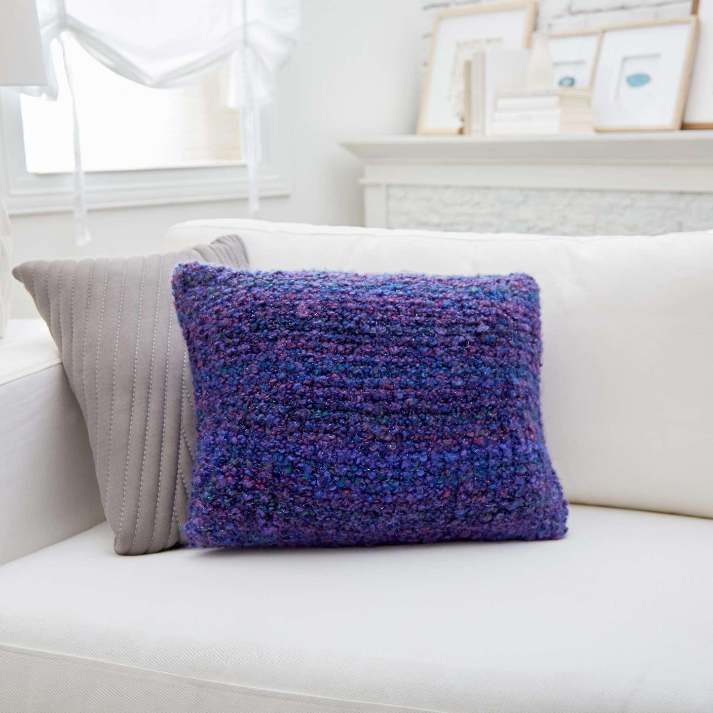 Red Heart Simple Knit Pillow