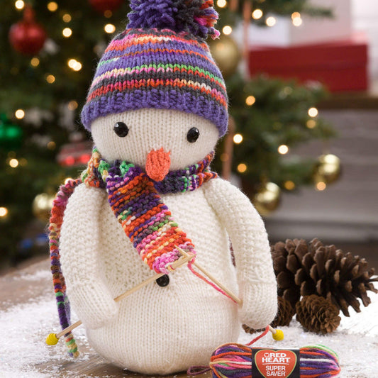 Red Heart Knitting Snowman