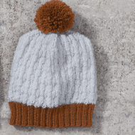 Red Heart Knit Textured Beanie