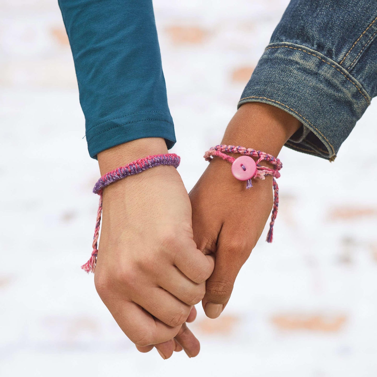 Red Heart Three Easy Friendship Bracelets