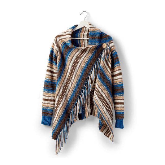 Sugar Bush  Crochet Western Fringe Wrap