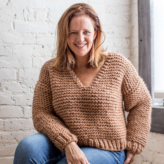 Sugar Bush Knit Copper Cropper Pullover