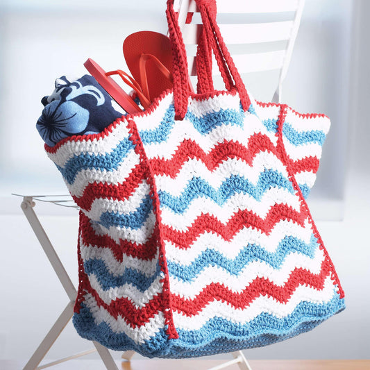 Lily Sugar'n Cream 4th of July Beach Bag