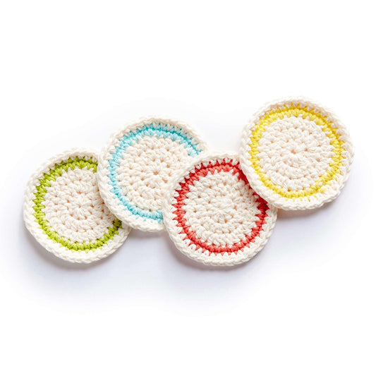 Lily Sugar'n Cream Round About Crochet Coasters