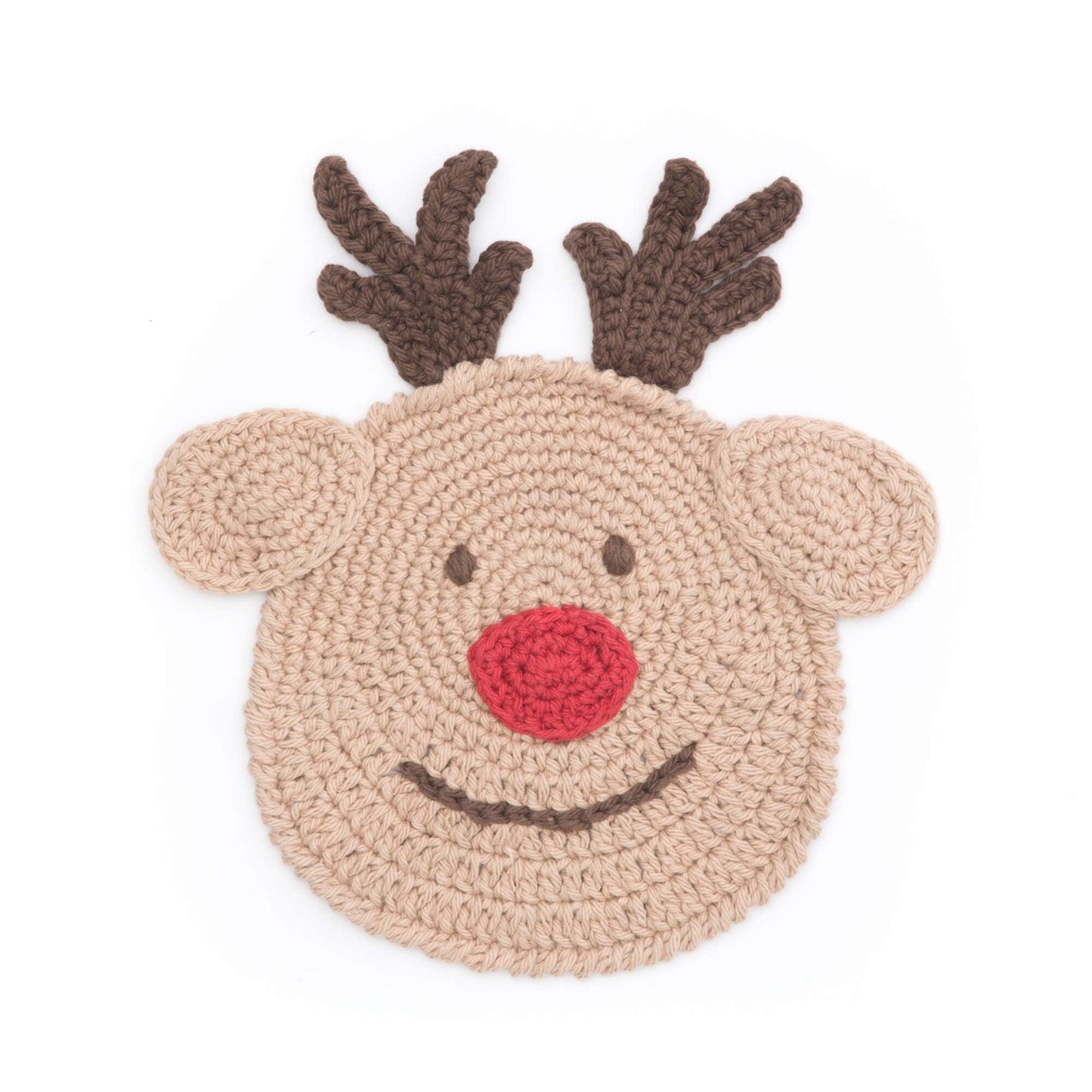 Lily Sugar'n Cream Reindeer Dishcloth