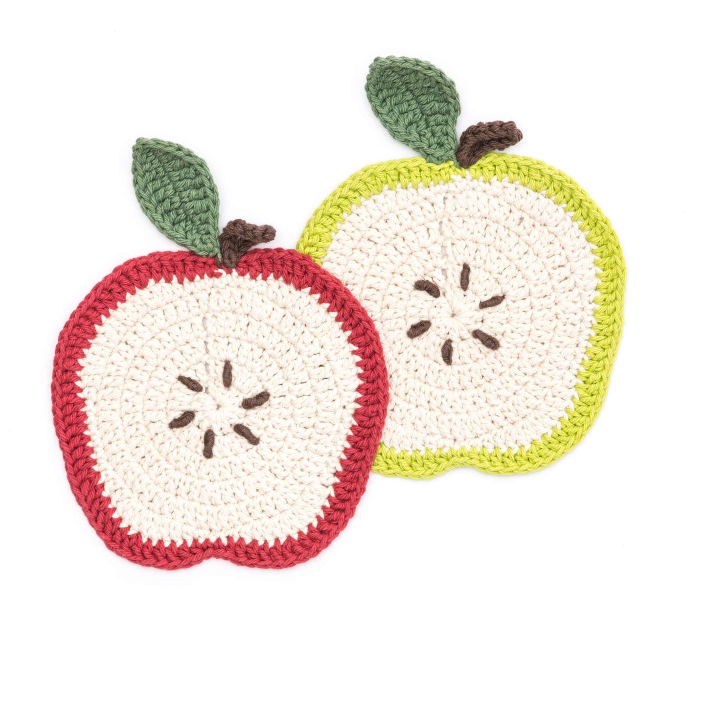 Lily Sugar'n Cream Apple a Day Dishcloth