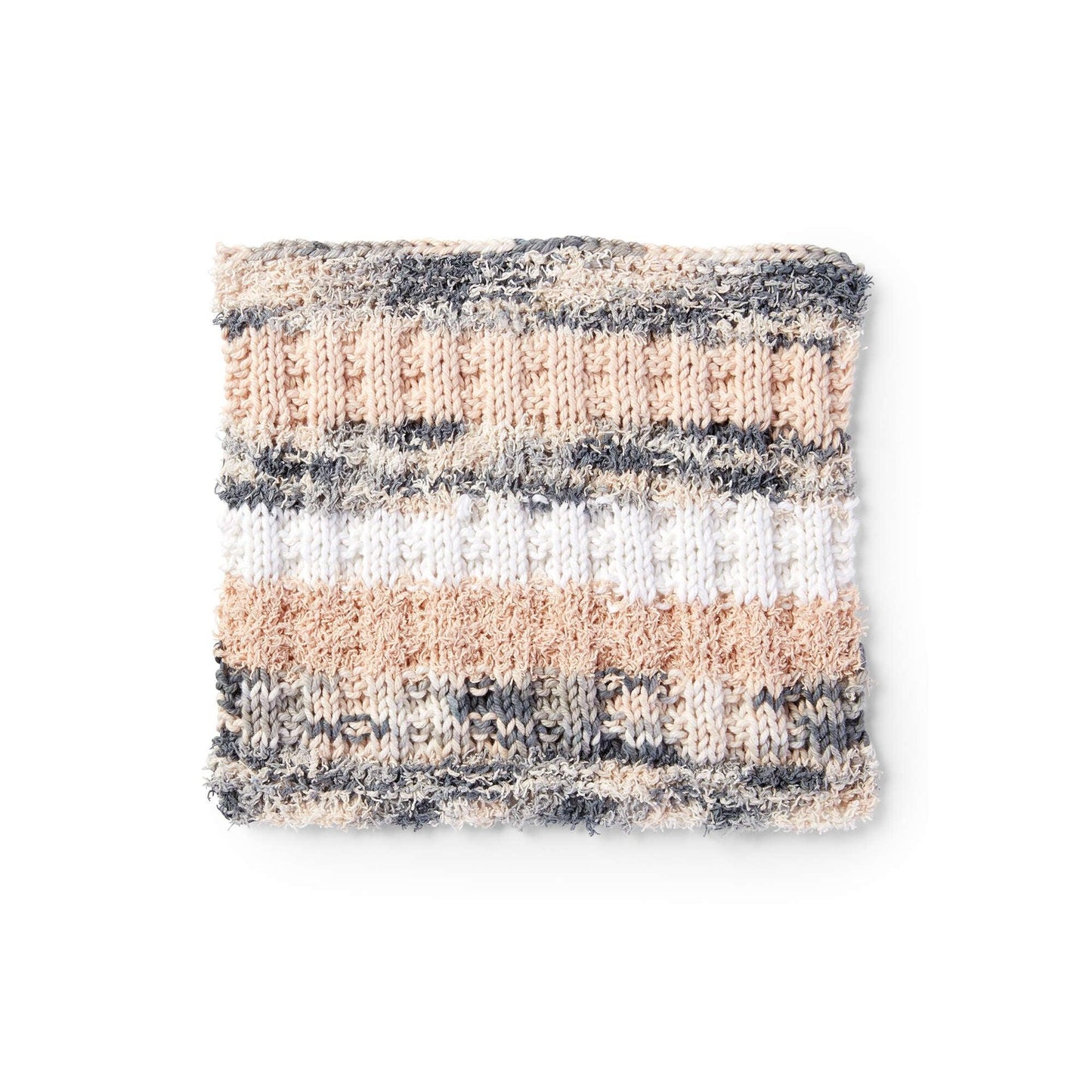 Lily Sugar'n Cream Scrubbing Stripes Knit Dishcloth