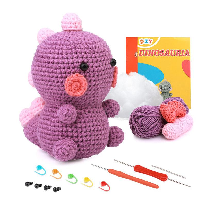 Dinosaur Crochet Kit for Beginners – Unleash Your Inner Crafting Dino 🦖🧶 - Dynamic Frog