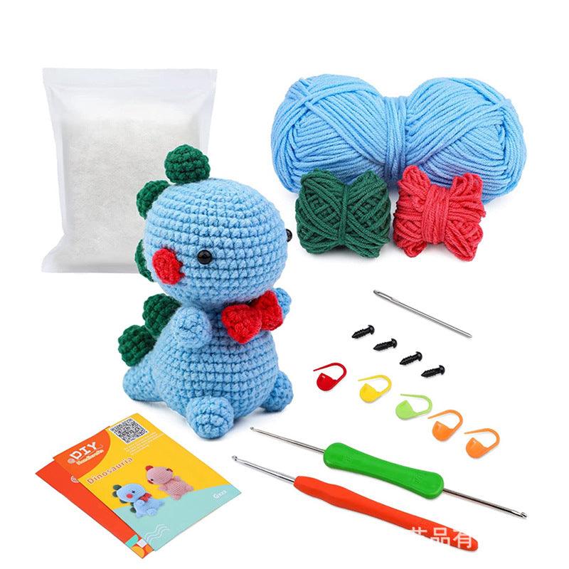 Dinosaur Crochet Kit for Beginners – Unleash Your Inner Crafting Dino 🦖🧶 - Dynamic Frog