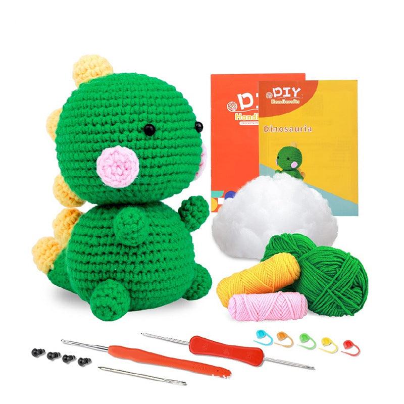 Dinosaur Crochet Kit for Beginners – Unleash Your Inner Crafting Dino 🦖🧶 - Dynamic Frog