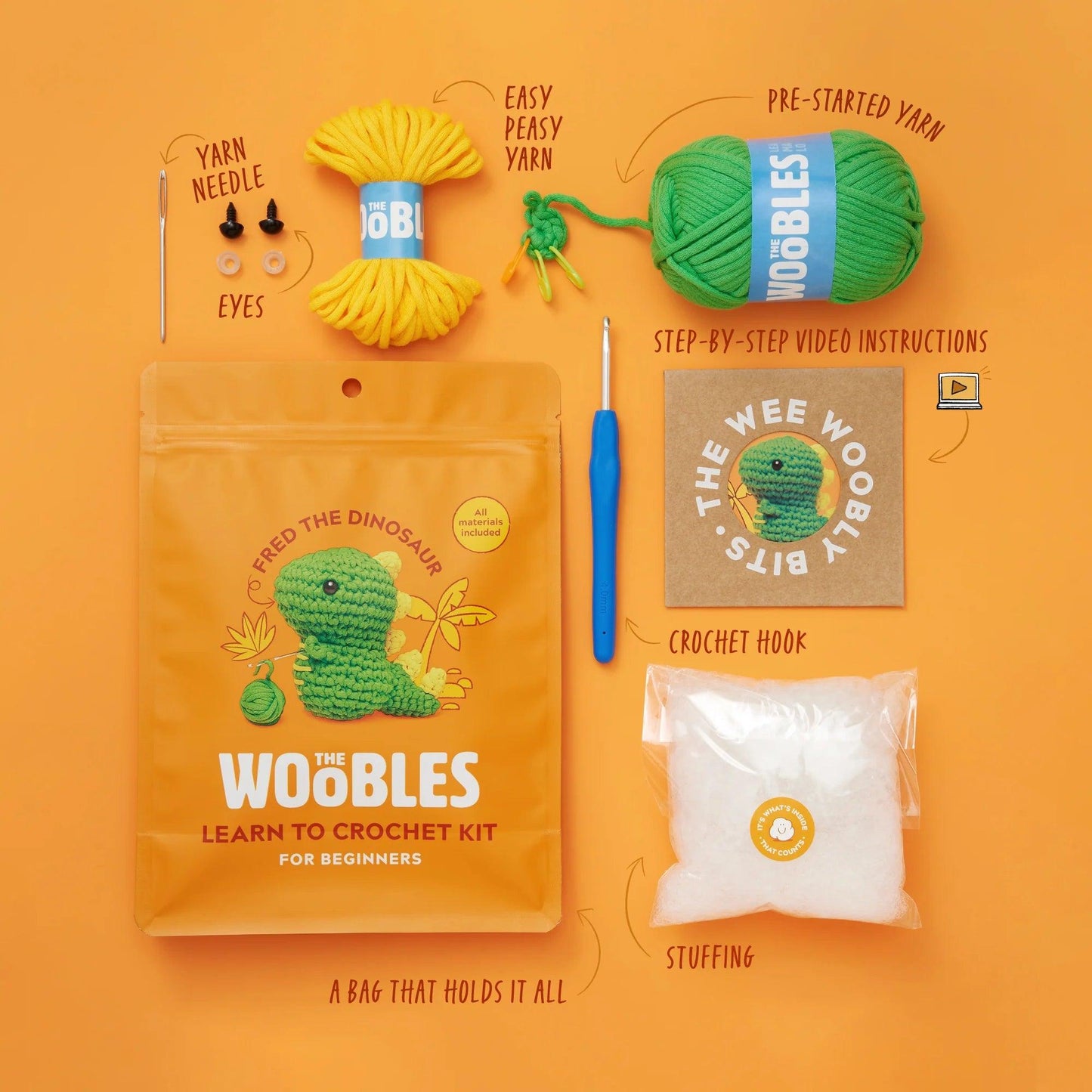 Cute Animal Crochet Kit for Beginners – Craft Your Own Adorable Crew! 🐰🧶 - Dynamic Frog